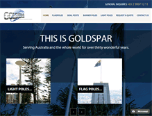 Tablet Screenshot of goldspar.com.au